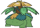 Mega Venusaur back shiny animated