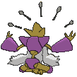 Mega Alakazam back shiny animated