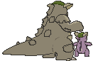 Mega Kangaskhan back shiny animated