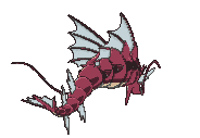 Mega Gyarados back shiny animated