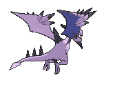 Mega Aerodactyl back shiny animated