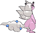 Mega Ampharos back shiny animated