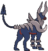 Mega Houndoom back shiny animated