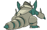 Mega Aggron back shiny animated