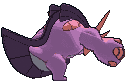Mega Swampert back shiny animated