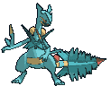 Mega Sceptile back shiny animated