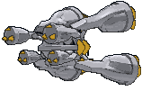 Mega Metagross back shiny animated