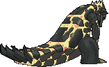Primal Groudon back shiny animated