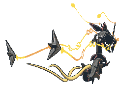 Mega Rayquaza back shiny animated