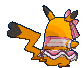 Pikachu Pop Star back shiny animated