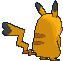 Cosplay Pikachu back shiny animated