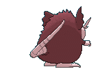 Totem Alolan Raticate back shiny animated
