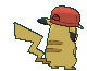 Kalos Cap Pikachu back shiny animated
