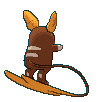 Alolan Raichu back shiny animated