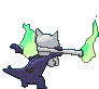 Alolan Marowak back shiny animated