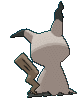 Totem Disguised Mimikyu back shiny animated