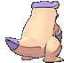 Galarian Slowbro back shiny animated
