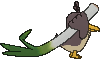 Galarian Farfetch’d back shiny animated
