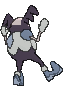 Galarian Mr. Mime back shiny animated