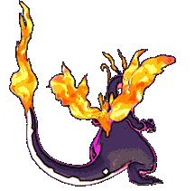 Gigantamax Charizard back shiny animated