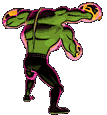 Gigantamax Machamp back shiny animated
