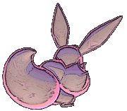 Gigantamax Eevee back shiny animated