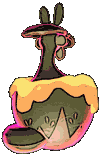 Gigantamax Appletun back shiny animated