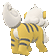 Hisuian Growlithe back shiny animated