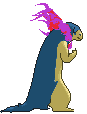 Hisuian Typhlosion back shiny animated
