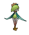Hisuian Lilligant back shiny animated
