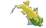 Female Basculegion back shiny animated