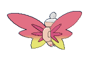 Mega Clefable back shiny animated