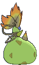 Mega Victreebel back shiny animated