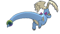 Mega Dragonite back shiny animated