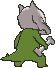 Marowak back shiny animated