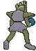 Hitmonchan back shiny animated