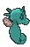 Horsea back shiny animated