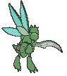 Scyther back shiny animated