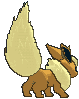 Flareon back shiny animated