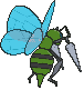 Beedrill back shiny animated