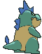 Croconaw back shiny animated