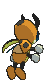 Ledian back shiny animated