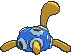 Shuckle back shiny animated
