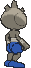 Tyrogue back shiny animated