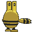 Elekid back shiny animated