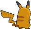 Pikachu back shiny animated
