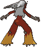 Blaziken back shiny animated