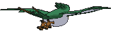 Swellow back shiny animated