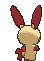 Plusle back shiny animated
