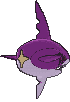 Sharpedo back shiny animated
